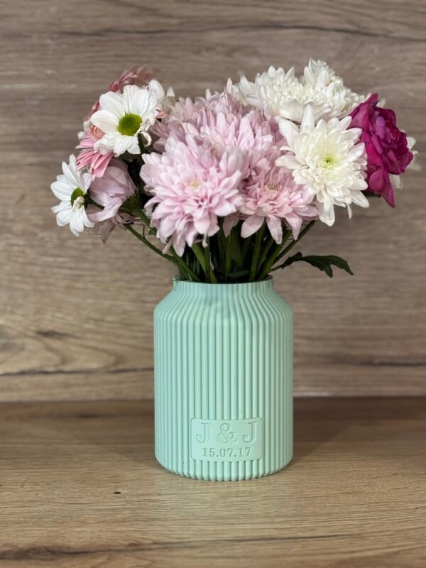 Personalised Initials 'Julia' Vase