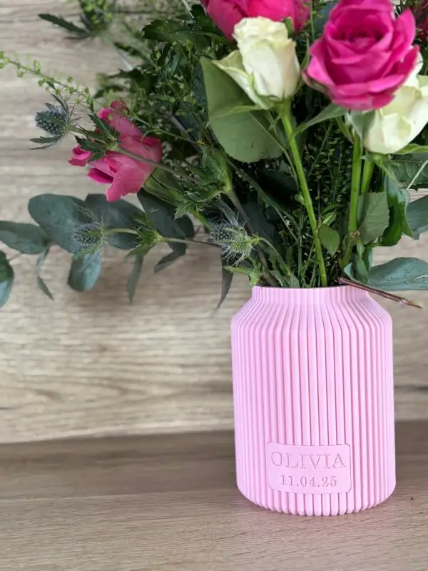 Personalised Initials 'Julia' Vase