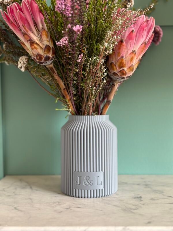 Personalised Initials 'Julia' Vase